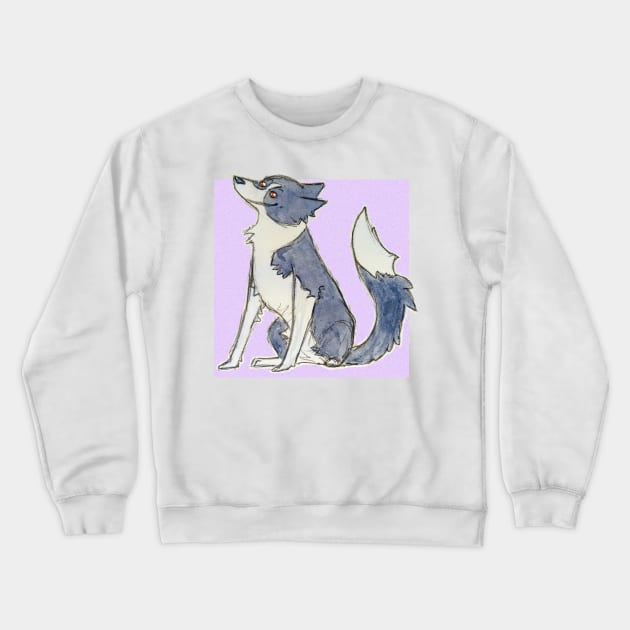 Border collie Crewneck Sweatshirt by bitingnclawing